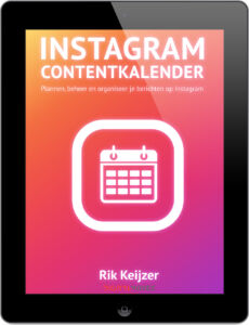 Gratis Instagram Contentkalender - Rik Keijzer - Digital Moves