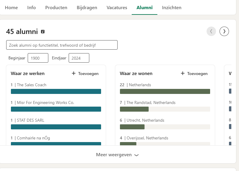 LinkedIn onderwijs pagina of school pagina