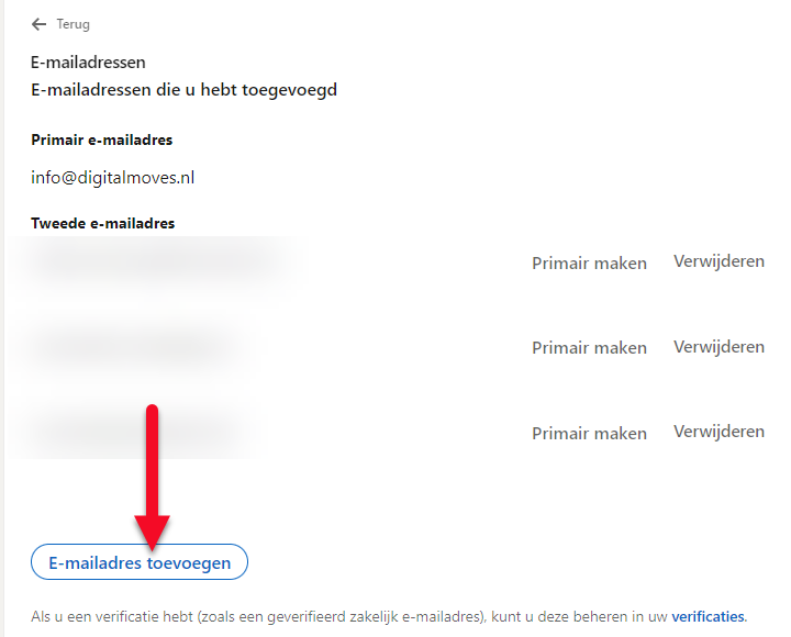Hoe stel je meerdere emailadressen in op linkedin of hoe pas je het aan? LinkedIn expert Corinne Keijzer geeft uitleg.