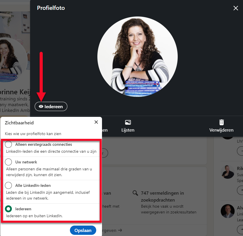 Een onzichtbare profielfoto op je LinkedInprofiel.