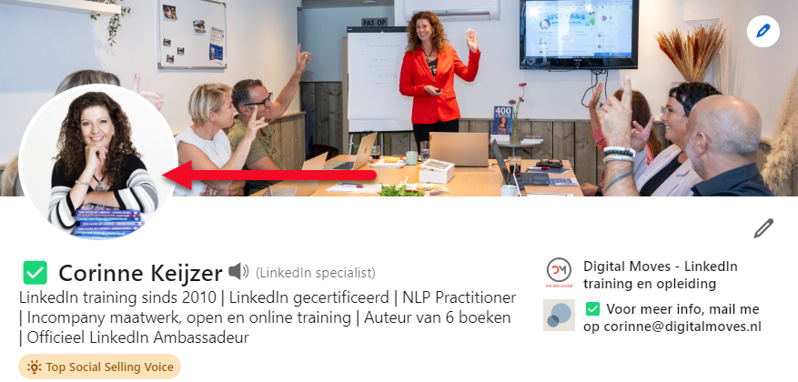 Een onzichtbare profielfoto op je LinkedInprofiel.