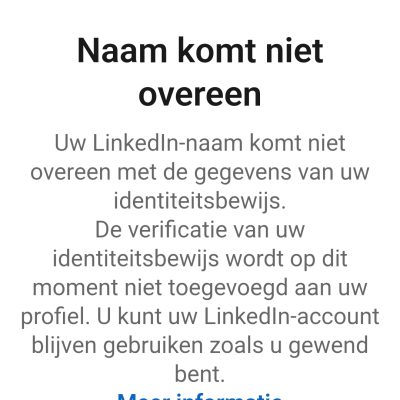 LinkedIn verificatie, wel of niet doen?